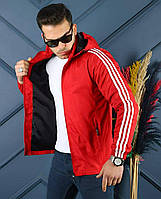 Чоловіча ветровка, 46/48, 50/52, 54/56, чорний, червоний, хакі, графіт, синій, плащівка Канада.