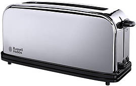 Russell Hobbs Тостер Chester, 1000Вт, метал, довгі слоти, сріблястий