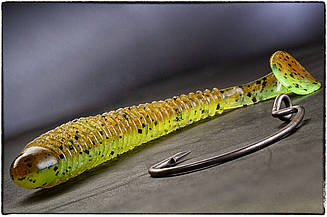 Силікон KEITECH SWING IMPACT 3" (10 шт/уп) 401T Green Pumpkin Chartreuse