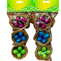 Яйця великодні гніздечки декоративні MA22-19 3 шт.