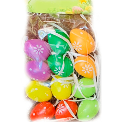 Яйця великодня декоративні MA22-56 12 шт., фото 1