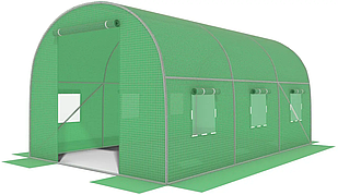 Парник Плівкова теплиця FunFit Garden "Green Tunnel" (4×2.5×2м, 10 м2)