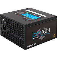 Chieftec Блок живлення Proton (500W), >85%, 80+ Bronze, 120мм, 1xMB 24pin(20+4), 1xCPU 8pin(4+4), 3xMolex, 6xSATA, 2xPCIe