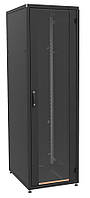 ZPAS Шафа 19", скляні двері[Шафа 19", 42U, SZB IT, передні скляні двері, 600x800 мм, максимально 1000кг, чорна]