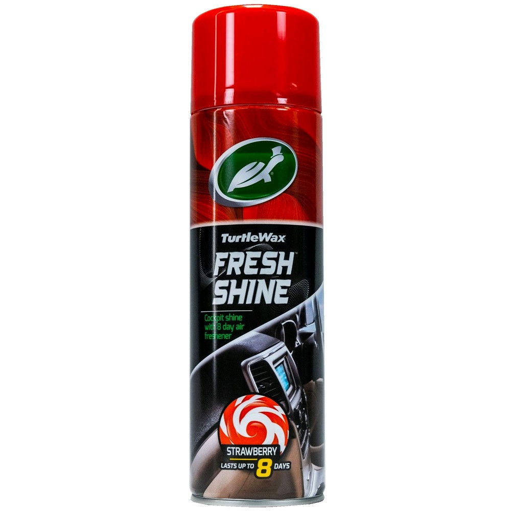 Поліроль пластику у спреї полуниця Turtle Wax Fresh Shine 500мл