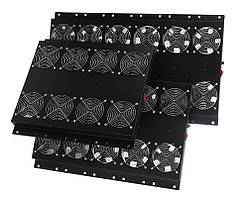 MIRSAN Вент. панель 4 вент., термостат у комплект. RAL 9005