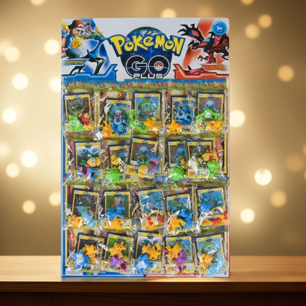 Набір міні фігурок покемонів колекційні іграшки рokemon в асортименті для дітей і фанатів аніме на листі, фото 1