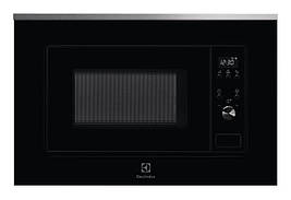 Electrolux Мікрохвильова піч вбудована, 20л, електрон. керування, 700Вт, дисплей, чорний+нерж
