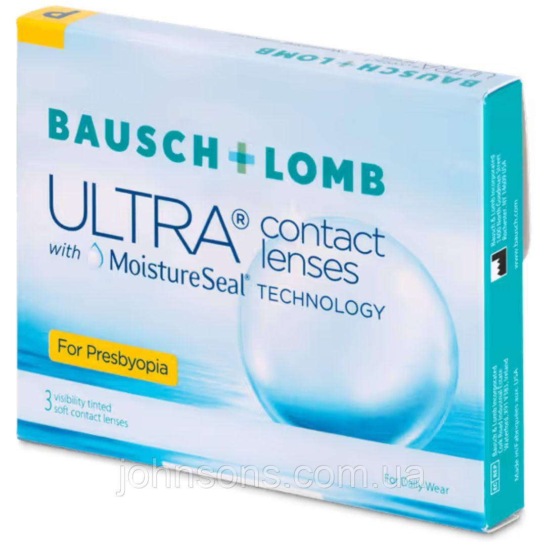 Лінзи Bausch + Lomb ULTRA for Presbyopia 3шт - уп| Контактні лінзи Bausch + Lomb ULTRA for Presbyopia| Мультифокальні лінзи Ultra