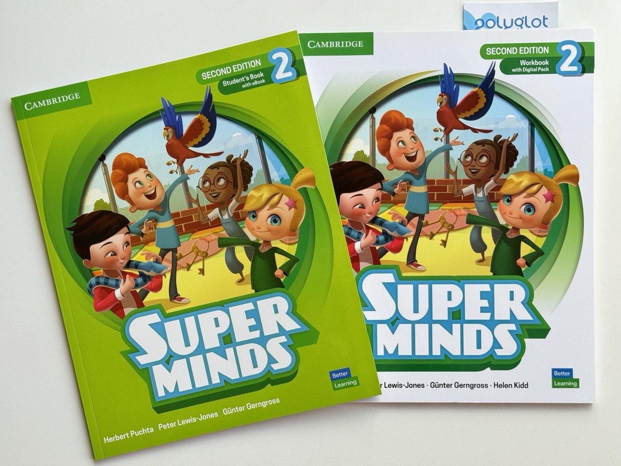 Комплект Super Minds Second Edition 2 Student's Book + Workbook