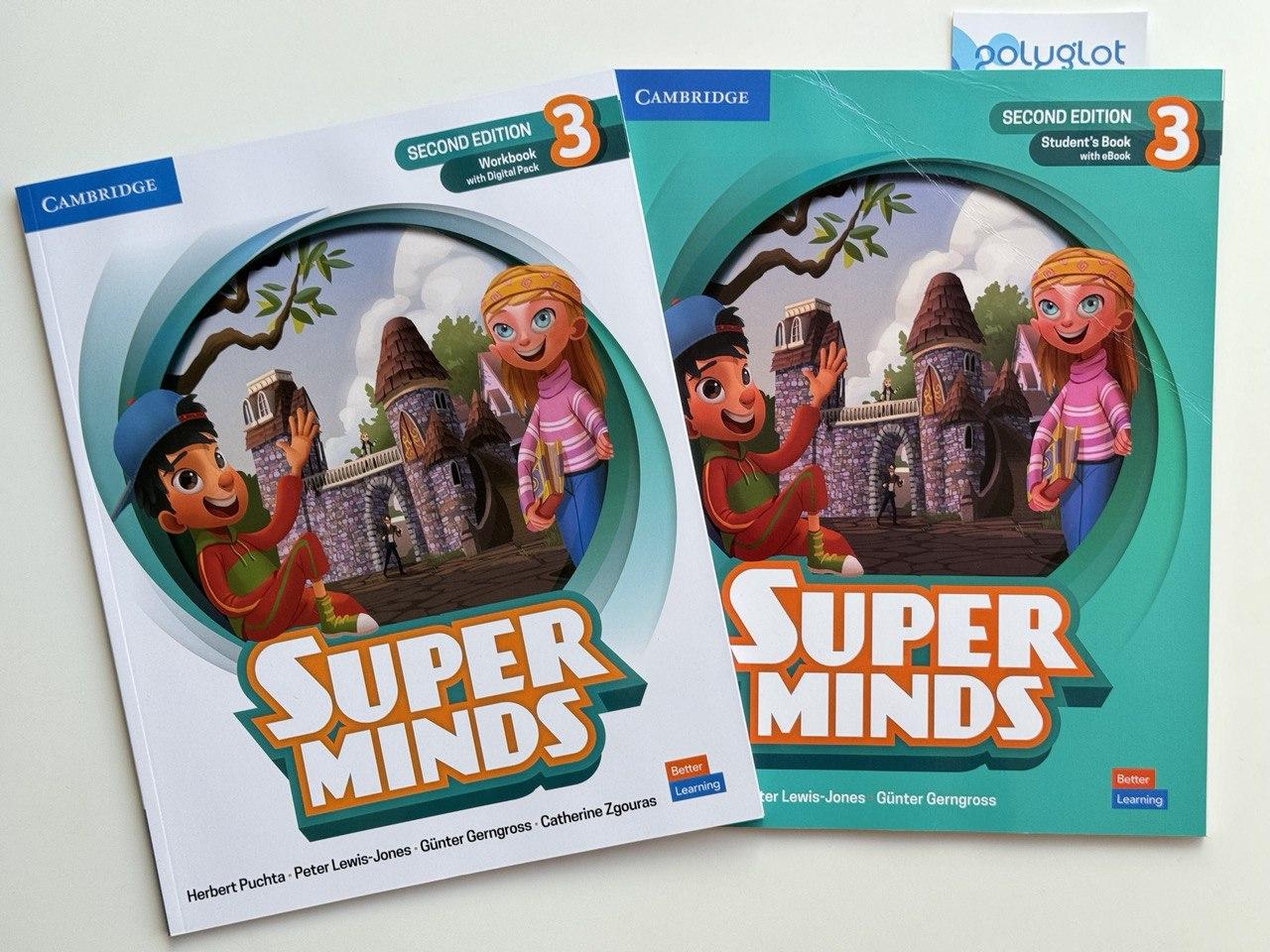 Комплект Super Minds Second Edition 3 Student's Book + Workbook