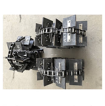 Транспортер ланцюгового зернового елеватора нижній L-3952 (26 шкребків) Акрос УСИленНИЙ