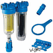 Фільтр для води Atlas Filtri HYDRA RAINMASTER DUO 1" + картриджі RAH, LA 45°C 8 bar KIT (RA6096234)