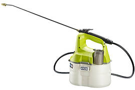 Ryobi Обприскувач акумуляторний ОNE+ OWS1880 5л 18В 3.1бар 0.5л/хв 2.4кг без АКБ та ЗП
