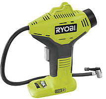 Ryobi Компресор автомобільний акумуляторний R18PI-0, 18В ONE+, 10.3бар, 16л/хвил, без АКБ та ЗПЗП)