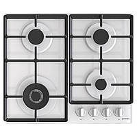 Gorenje Варильна поверхня газова на склі, 60см, чавун, білий
