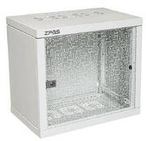ZPAS Z-BOX 19" (600x600)[Шафа 19", 12U, Z-BOX, змінні бічні стінки, скляні двері, 600x600 мм, максимально 100кг, сіра]