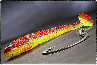 Силікон KEITECH SWING IMPACT 3" (10 шт/уп) ea#15T Grape Chart Red FLK