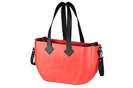 Nuvita Сумка MyMia ручки шкіра, килимок, ремені для коляски, червоно-чорний