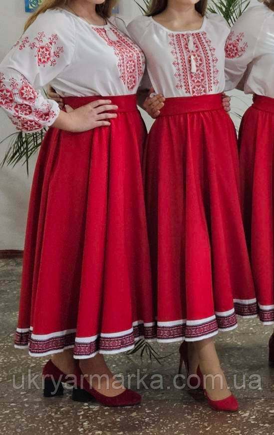 Яскравий український костюм для дівчат і жінок "Настуся"