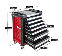 Візок для майстерні з інструментами 420 елементів REDATS, фото 4