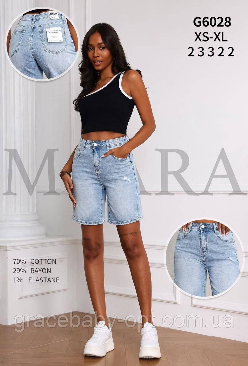 Бриджі джинсові жіночі оптом, XS-XL рр., № Nk-G6028, фото 1