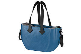 Nuvita Сумка MyMia ручки шкіра, килимок, ремені для коляски, синьо-чорний