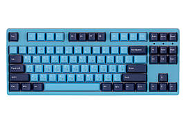 Akko Клавіатура механічна 3087 Mirror of the Sky 87Key, Cherry MX Red, USB-A, EN/UKR, No LED, Блакитний