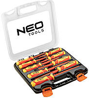 Neo Tools Викрутки набір 9шт, діелектрична, SL,PH, сталь S2, кейс