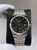 Годинник Casio MTP-VC01 Silver/Black | Чоловічі часи Касіо Годинник А159