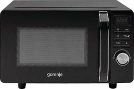 Gorenje Мікрохвильова піч, 20л, електр. управл., 700Вт, гриль, дисплей, чорний