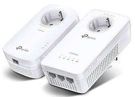 TP-Link Комплект Адаптерiв Powerline TL-WPA8631PKIT AV1300, AC1200, (TL-WPA8631P 1 шт., TL-PA8010P 1 шт.), Розетка