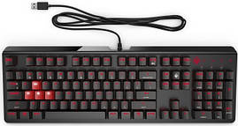 HP Клавіатура механічна OMEN Encoder, 104key, Cherry MX Brown, USB-A, EN/RU, LED, чорний