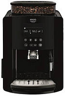 Krups Кавомашина Arabica, 1.8л, зерно, ручний капуч, LED-дисплей, авторецептів -3, свій рецепт, чорний