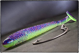 Силікон KEITECH SWING IMPACT 3.5" (8 шт/уп) pal#06 Violet Lime Belly