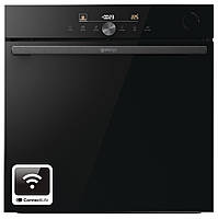 Gorenje Духова шафа електрична, 77л, A+, пара, дисплей, Wi-Fi, чорний
