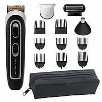 Rowenta Тример Trim & Style, для бороди, вусів, голови и тіла, мережа+акум., роторний мотор, насадок-11, чохол, титан.напил.,