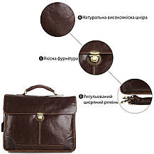 Сумка чоловіча Vintage 14085 для ноутбука Коричнева, фото 4