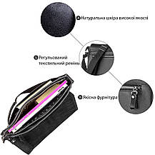 Сумка SHVIGEL 00858 шкіряна Чорна, фото 4