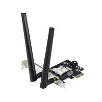 ASUS Wi-Fi-адаптер PCE-AXE5400 Bluetooth 5.2 PCI Express WPA3 OFDMA MU-MIMO
