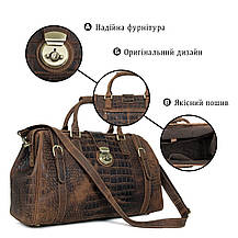Саквояж Vintage 14410 Коричневий, фото 5