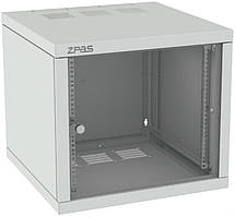 ZPAS Z-BOX 19" (600x600)[Шафа 19", 18U, Z-BOX, з змінними бічними стінками, 600х600 мм, максимально 100кг, сіра]