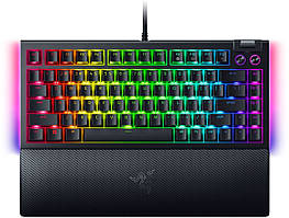 Razer Клавіатура BlackWidow V4 75% RGB 83key Mechanical Tactile Switch GEN-3 USB EN, чорний