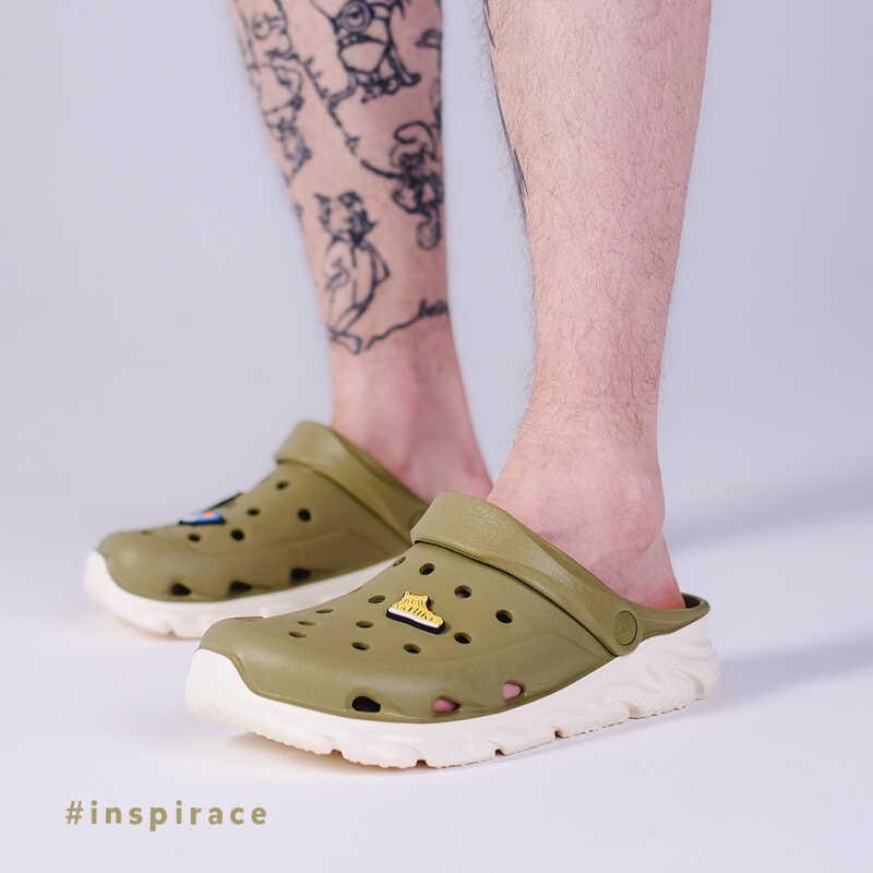 Сабо (крокси) COQUI чоловічі CODY (6431 New Olive/Ivory) оливковий