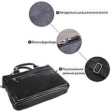 Сумка для ноутбука SHVIGEL 11036 Чорна, фото 4