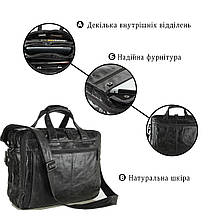 Сумка чоловіча Vintage 14364 Болотяна, фото 4