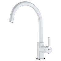 Franke Змішувач для кухні Lina, довж.виливу - 220мм, поворотний, 1важіль, білий
