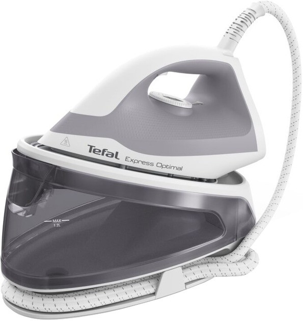 Праска Tefal Express Optimal SV4111E0 ( білий із сірим ) DS, фото 1