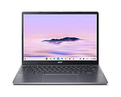 Acer Ноутбук Chromebook Plus CB514-3H 14" WUXGA IPS, AMD R3-7320C, 8GB, F512GB, UMA, ChromeOS, сірий