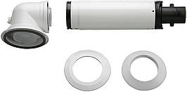 Bosch Комплект коаксіальний FC-Set80-C13x горизонтальний для конденсаційних котлів, довжина 335-530 мм, діаметр 80/125 мм